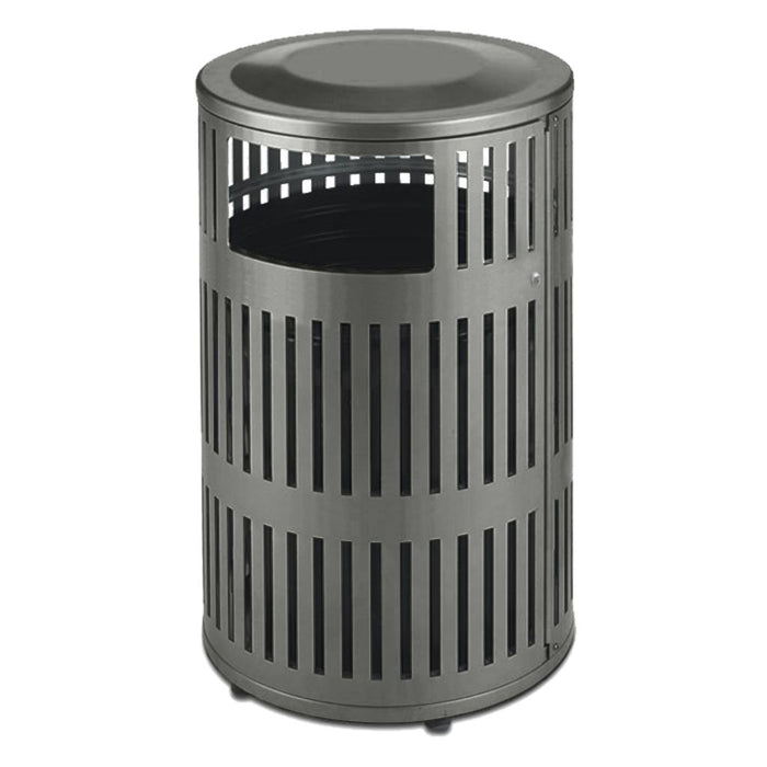 Metrix 40 Gallon Trash Receptacle Side Door