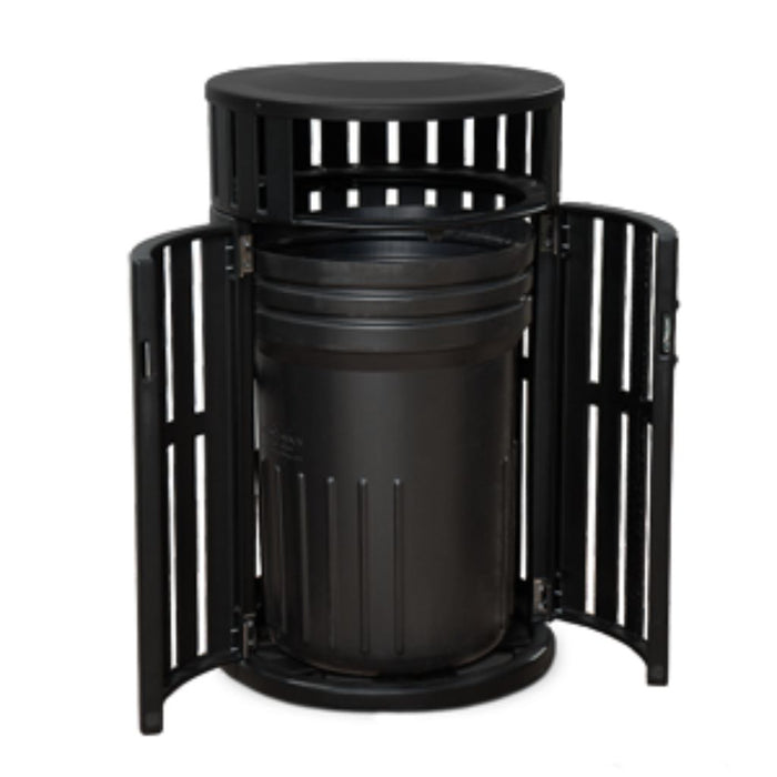 Latitude 40 Gallon French Door Receptacle, Bonnet Top