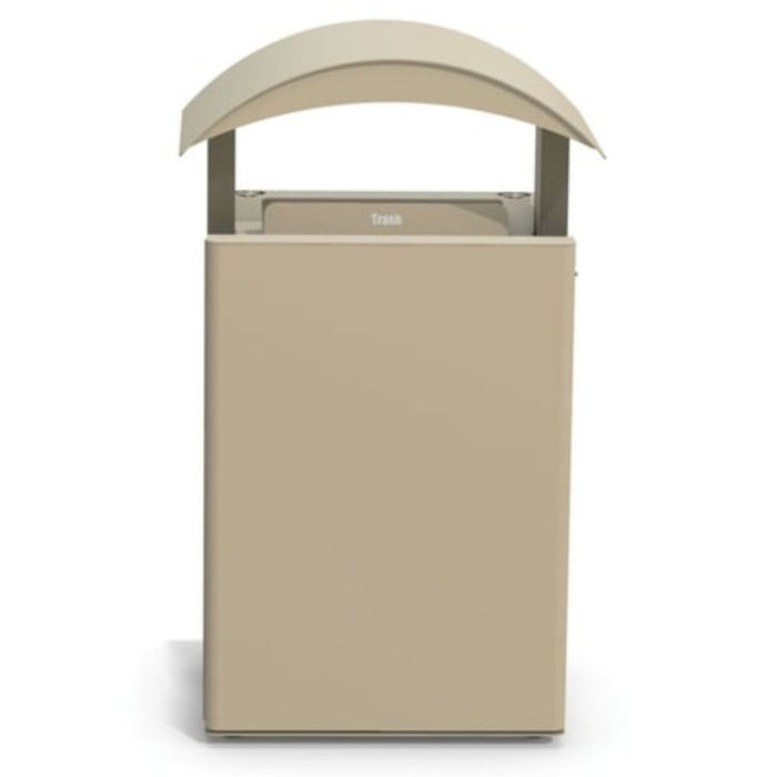 Airi 45-Gallon Trash/Recycler with Side Door, Curve Top
