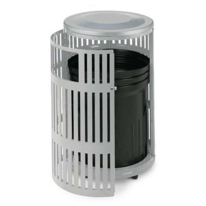 Metrix 40 Gallon Trash Receptacle Side Door