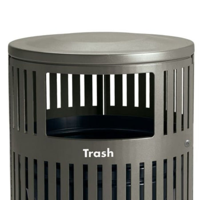 Metrix 40 Gallon Trash Receptacle Side Door