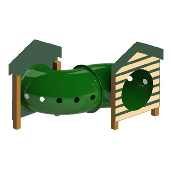 Recycled Curved Tunnel W/Dog House