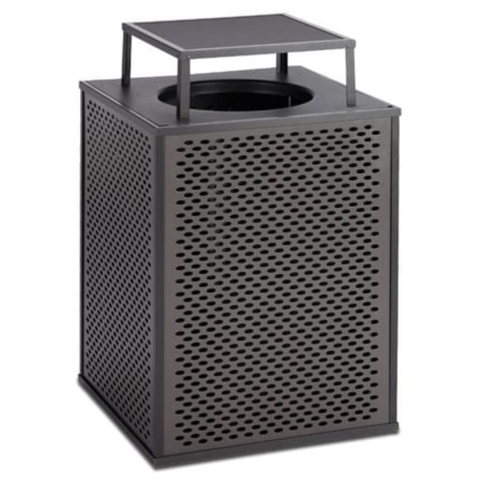 Element 48 Gallon Trash Receptacle, Bonnet Top