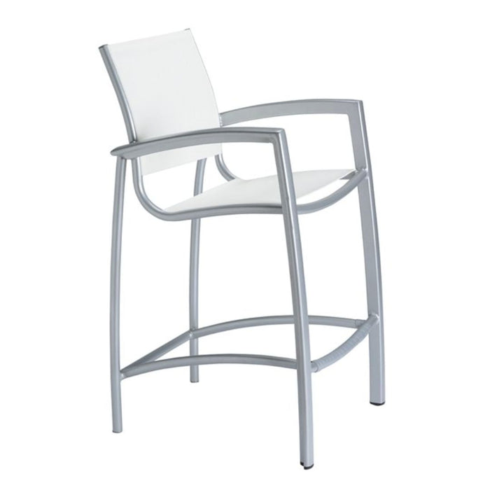 South Beach Relaxed Sling Stationary Bar Stool