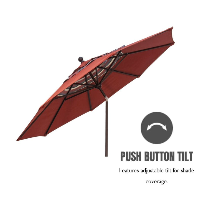 Push Button Tilt Octagon Series 9'