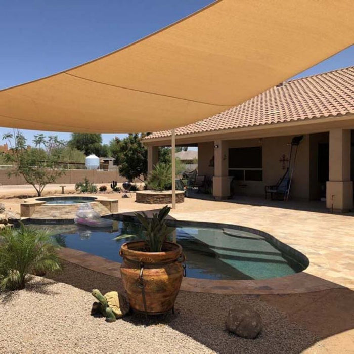 Sun Shade Sail Awnings - Stretch Tension