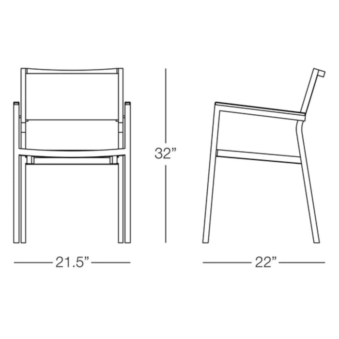 Sicilia Dining Chair with Sling