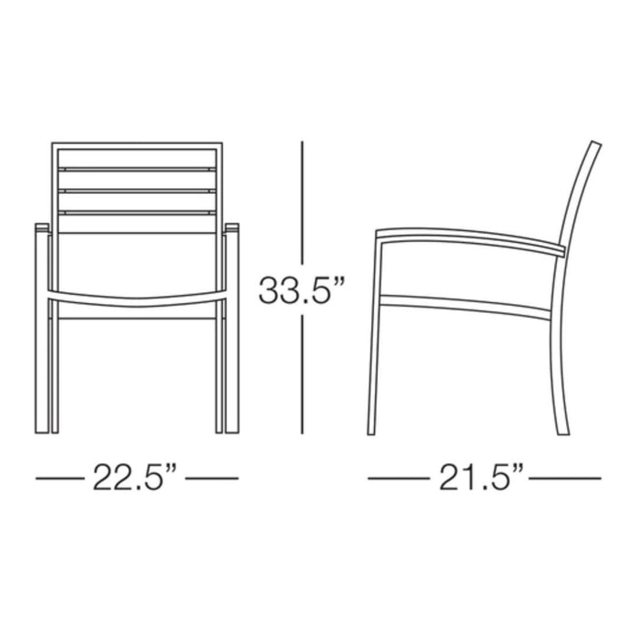 Martinique Dining Chair with Arms