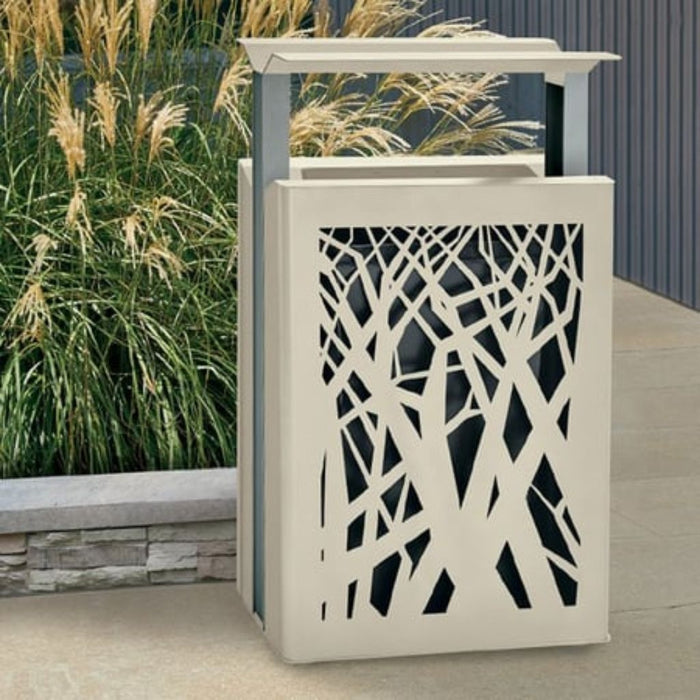 Airi Stix 45-Gal. Trash Receptacle with Side Door