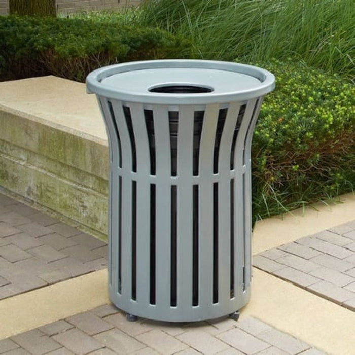 Rendezvous 40 Gallon Trash Receptacle, Contour Top