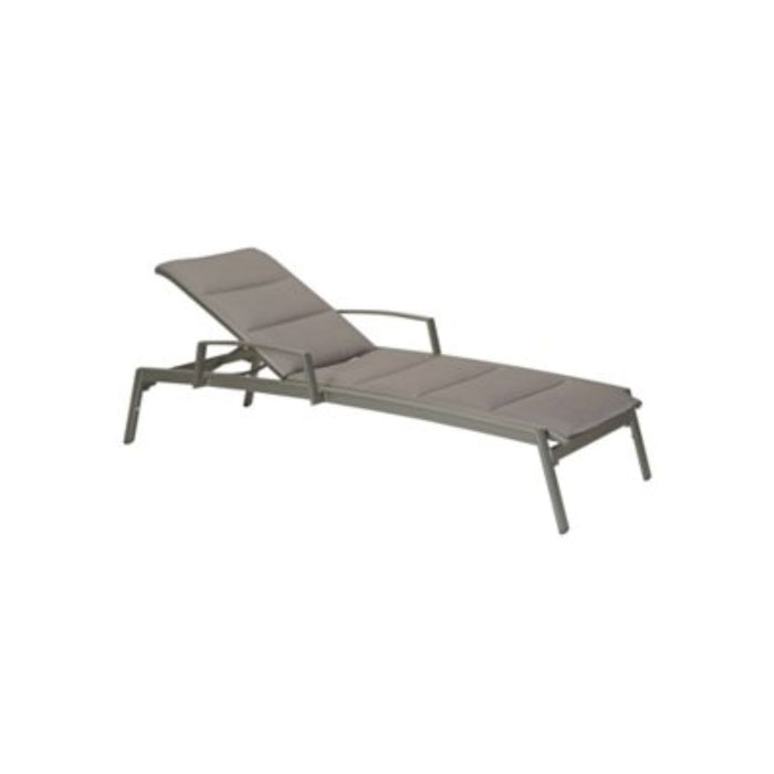 Elance Padded Chaise Lounge with Arms