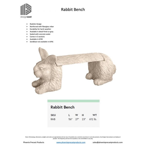 Rabbit Bench