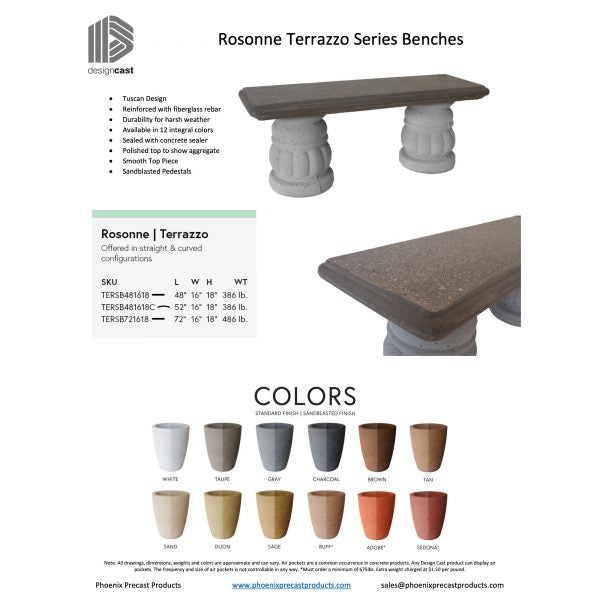 Terrazzo Series Benches