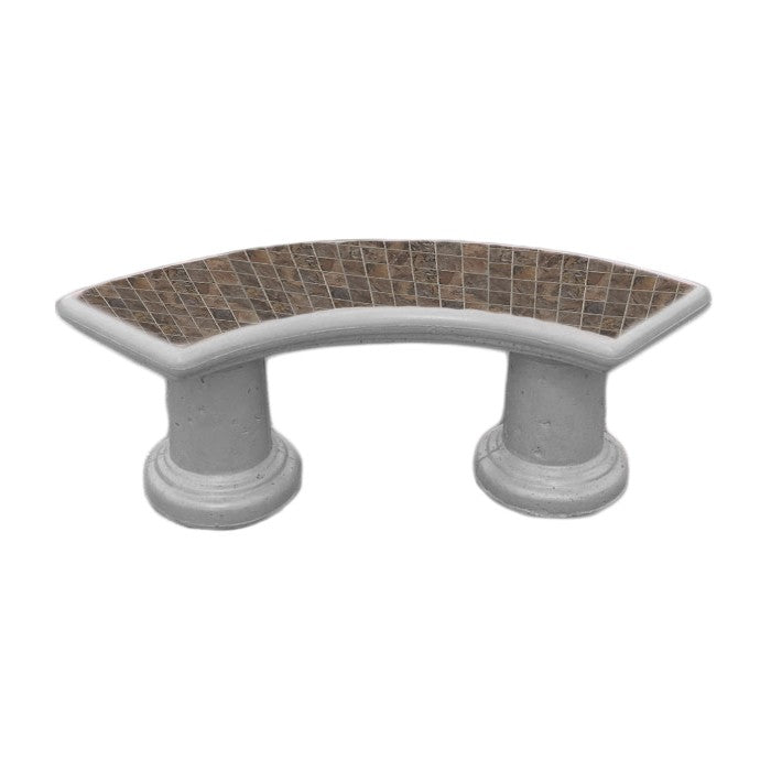 Tiled Classic Curved Series Benches