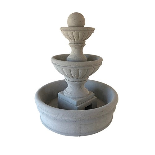 Tuscany Series Tiered Fountain with Basin